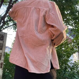 Chadwicks Tan Corduroy Button-Up Shirt
